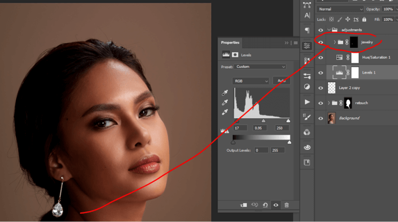 luxury jewelry photo editing