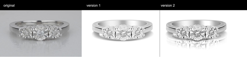 diamond ring photo editing