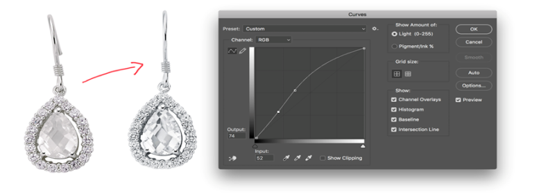 diamond ring photo editing