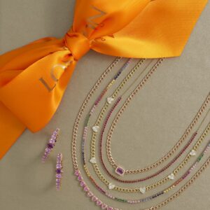 colored necklaces