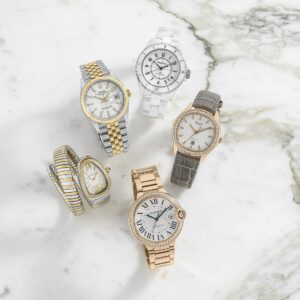 gold and silver watches