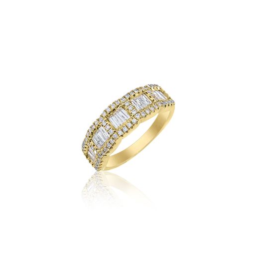 gold diamond ring